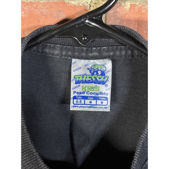 Vintage Y2k Super Mario Shirt Print Unisex Kids Medium (6-8) Thessh Front Back - Picture 3 of 5